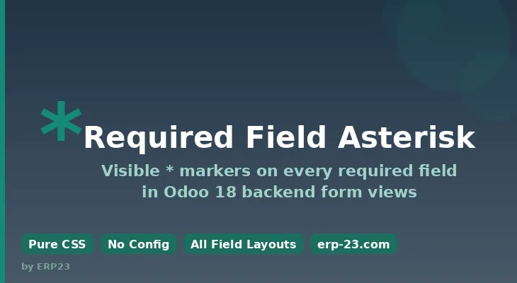 Required Field Asterisk