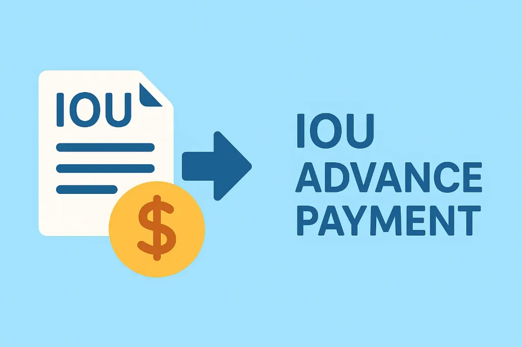 IOU Advance Payment